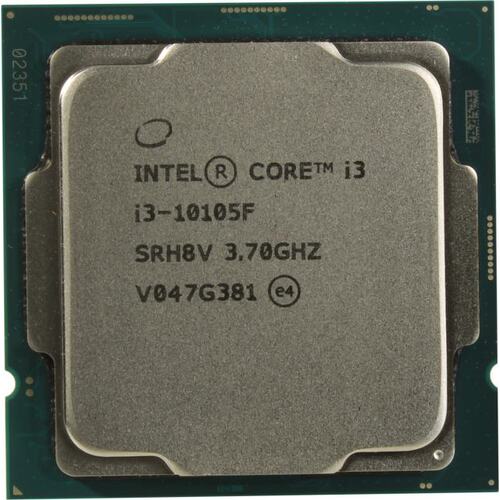 CPU Intel Core i3 10105F New Tray