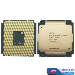 Mặt trước sau của CPU Intel Xeon e5 2699v3