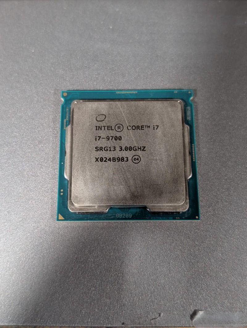 CPU Intel Core i7 9700