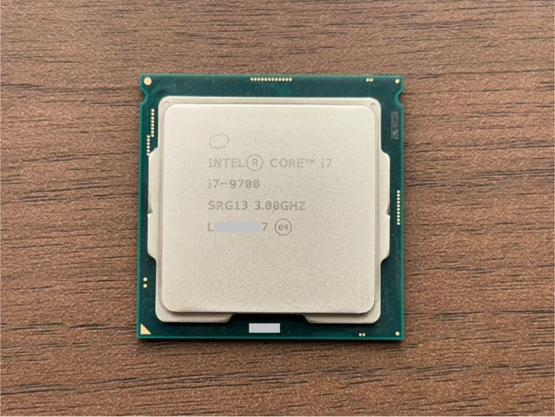 CPU Intel Core i7 9700